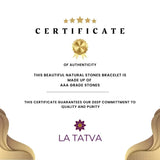 Hessonite (Gomed) Bracelet - LA TATVA