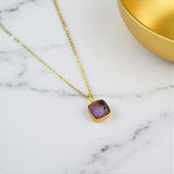 Amethyst Pendant – February Birthstone Pendant