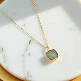 Aquamarine Pendant – March Birthstone Pendant