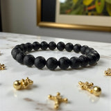 chintamani-saffordite-natural-stone-bracelet-prosperity-spiritual-awakening-and-protection-la-tatva-3 - LA TATVA