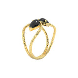 handmade-black-onyx-gold-tiara-ring-la-tatva-1 - LA TATVA