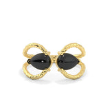 handmade-black-onyx-gold-tiara-ring-la-tatva-2 - LA TATVA